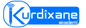 Kurdîxane Mavi Arkaplan Logo